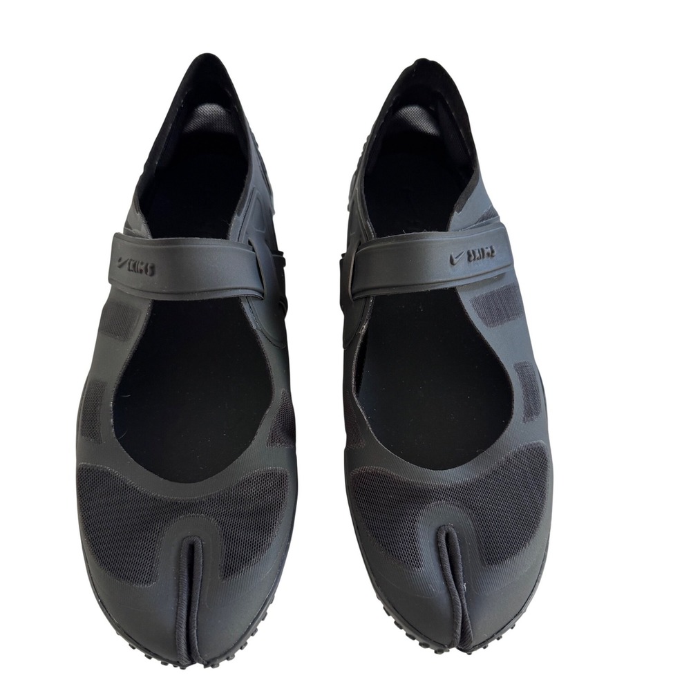 NikeSKIMS Rift Mesh Split Toe Mary Jane Black Shoes NWT Dust Bag Women's Size - Picture 3 of 7